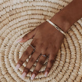 Dark Blue Evil Eye Stacking Ring | 925 Sterling Silver