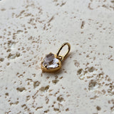 Gemstone Heart-Shape Pendant | 14k Solid Gold
