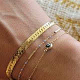 Enamel Bracelet | 10k Solid Gold