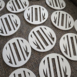 Custom acrylic mom coaster