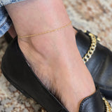 Rope Anklet | 10k Solid Gold