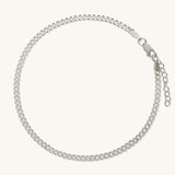 Curb Chain Anklet | Sterling Silver