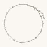 Poppy Anklet | Sterling Silver