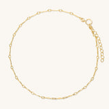 Twisted Bar Anklet | Gold Filled