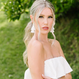 Double Tassel Drop Earrings | Double Take