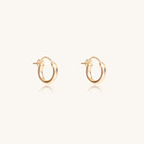 Gold Filled Huggie Hoop Earrings | The Vicky