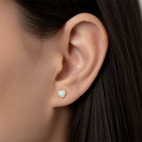 The True Heart Studs | 10k Solid Gold