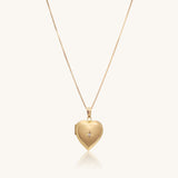 Diamond Heart Locket
