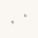 Emily Cubic Studs | 14k Solid Gold
