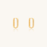 Minimal U Hoops | 10k Solid Gold