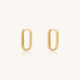 Minimal U Hoops | 10k Solid Gold