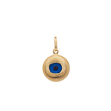Evil Eye Medallion Pendant | 14k Solid Gold