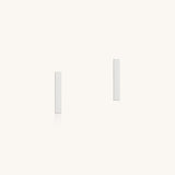 Minimalist Bar Studs | Sterling silver