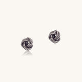Love Knot Earrings (oxidized)