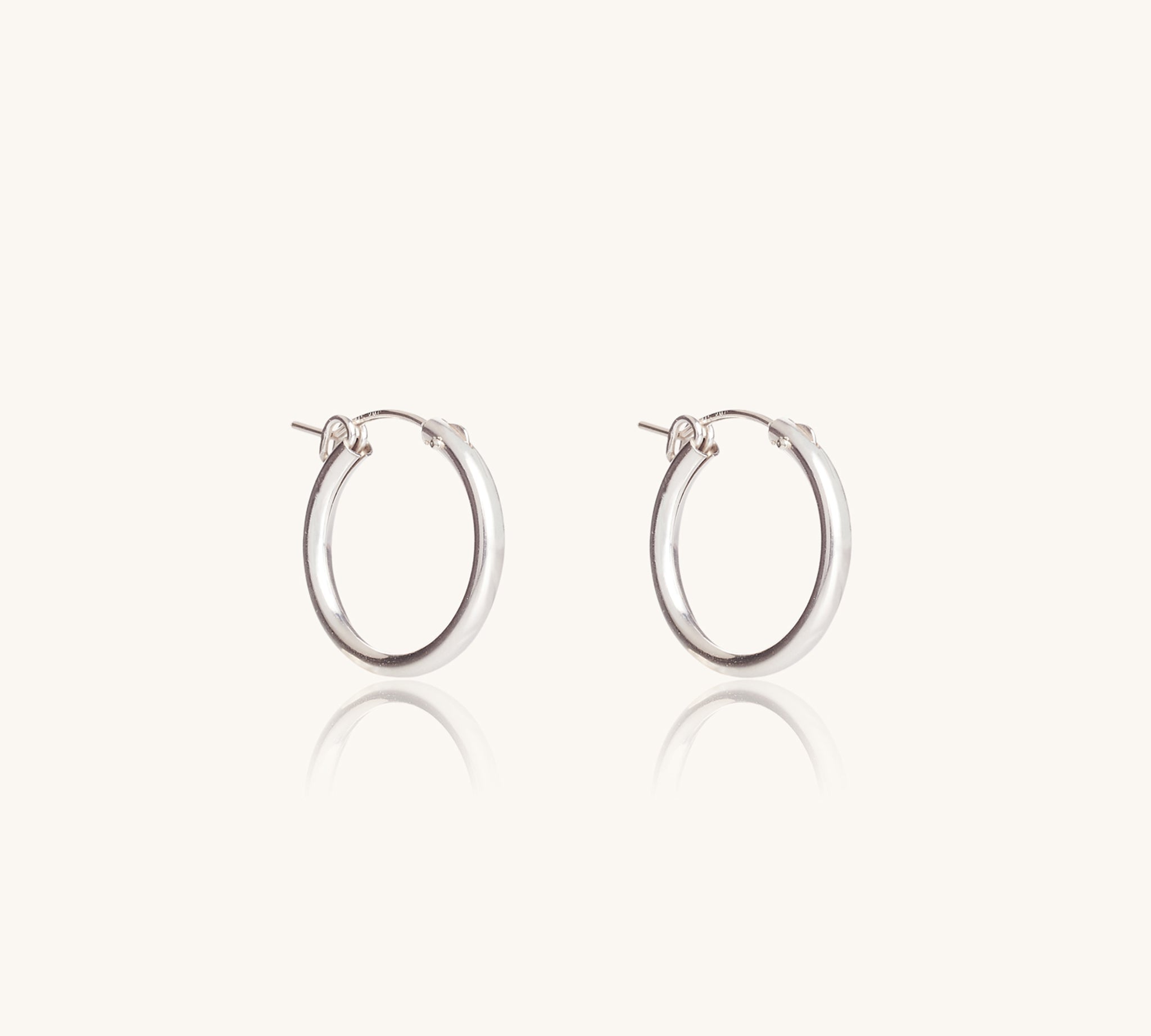 European Hoop Earrings | 14k Gold Filled