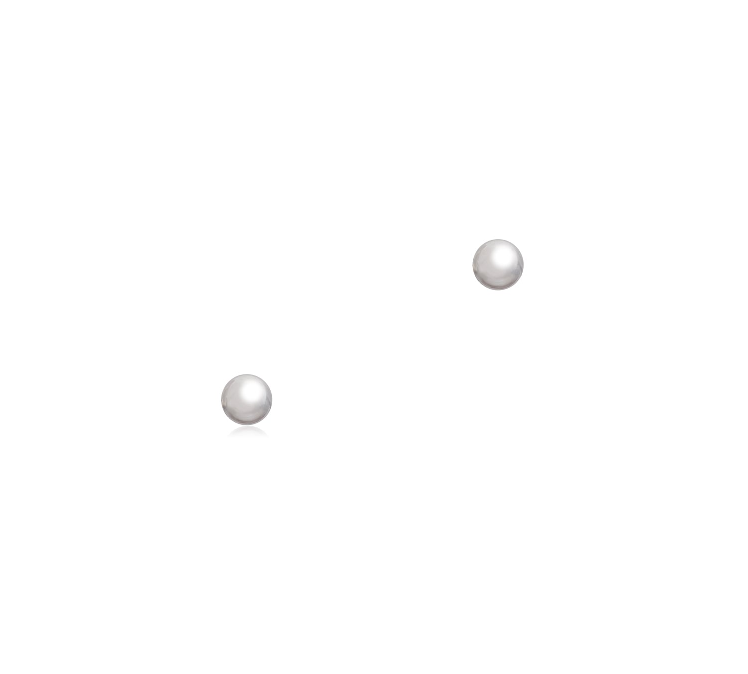 Sterling Silver Ball Studs