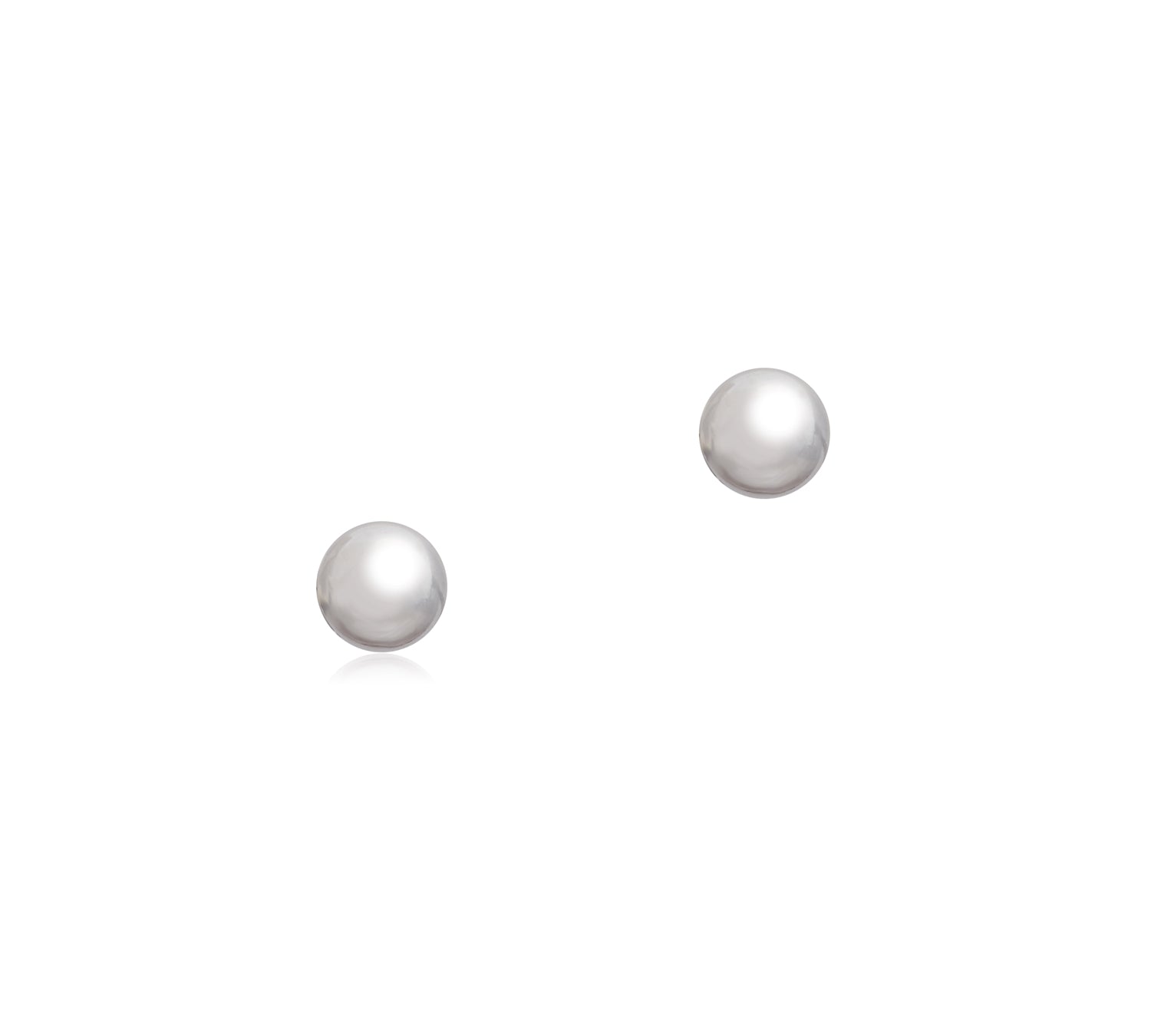Sterling Silver Ball Studs