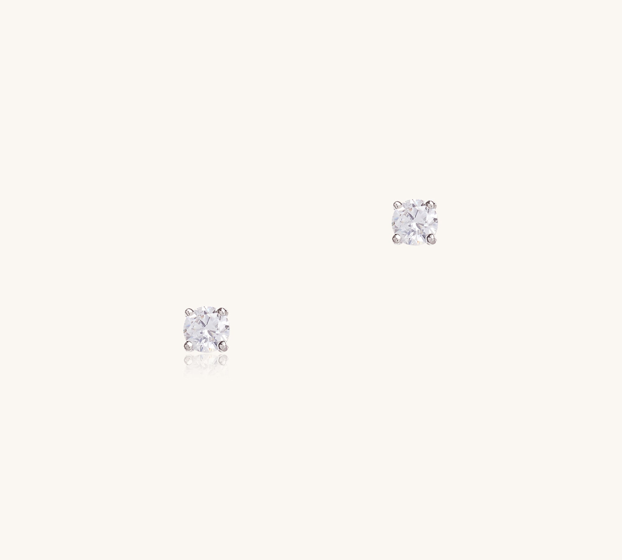 Sterling Silver & Cubic Zirconia Studs