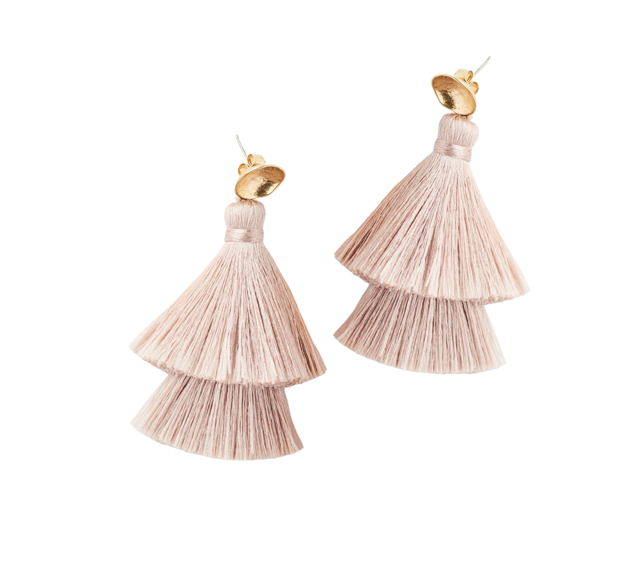 Double Tassel Drop Earrings | Double Take