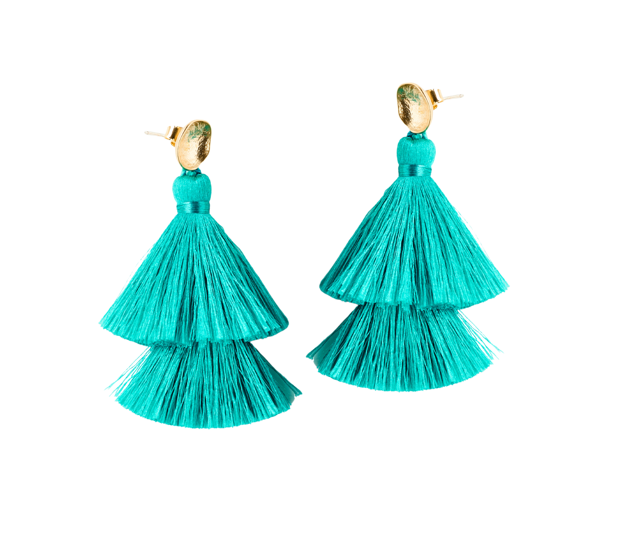 Double Tassel Drop Earrings | Double Take