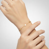 The Steady Heart Bracelet | 10k Solid Gold