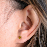 Diamondcut Heart Studs | 10k Solid Gold
