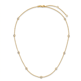 CZ Station Necklace | Olaeda