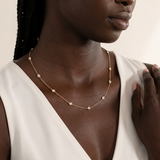 CZ Station Necklace | Olaeda