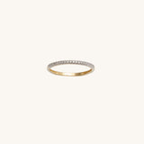Diamond Half Eternity Ring | 10k Solid Gold