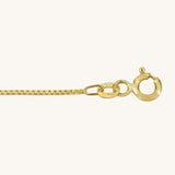 Box chain anklet | 10k Solid Gold