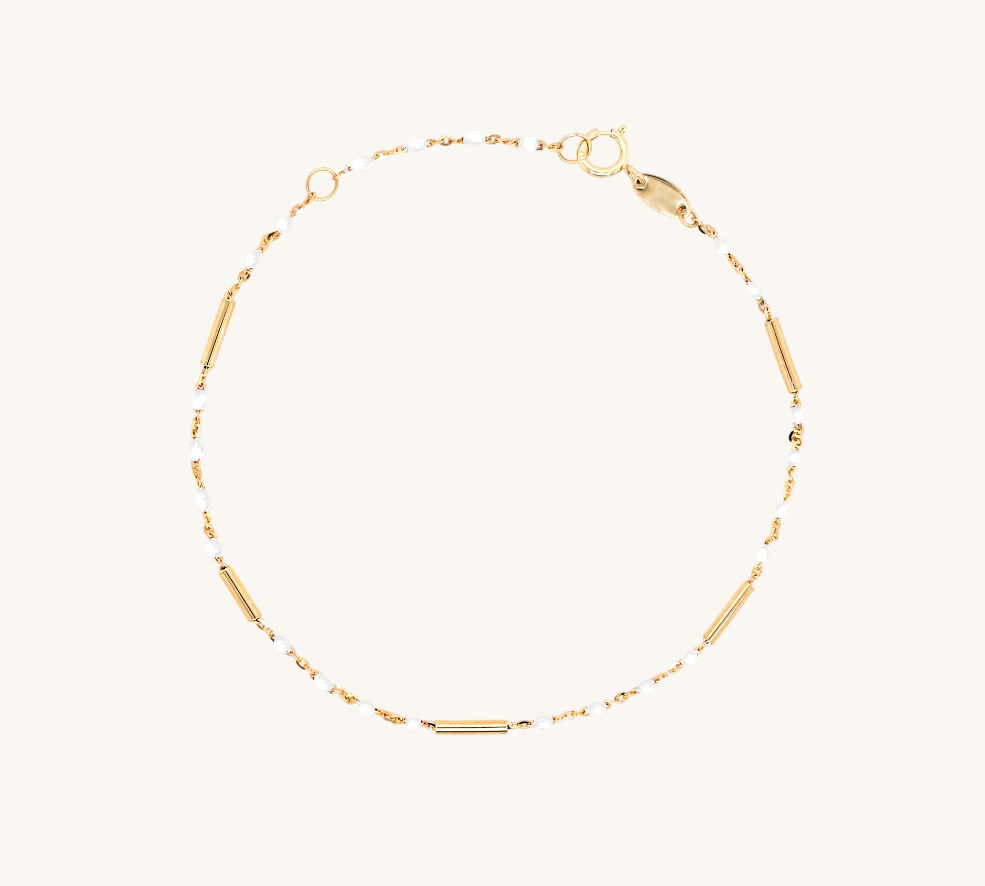 Enamel Bracelet | 10k Solid Gold