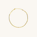 Valentino Anklet | 10K Solid Gold