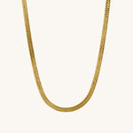 Herringbone choker on white background