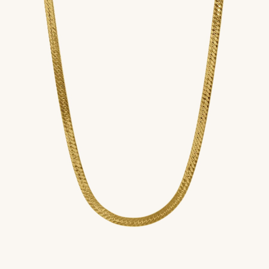 Herringbone choker on white background