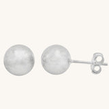 Sterling Silver Ball Studs