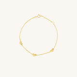 The Steady Heart Bracelet | 10k Solid Gold