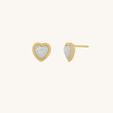 The True Heart Studs | 10k Solid Gold