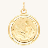 Gemini medallion | 10k Solid Gold
