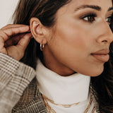 European Hoop Earrings | 14k Gold Filled