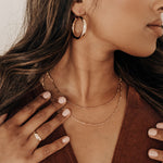 14k gold filled Figaro chain