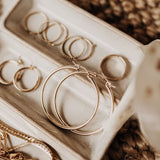 Large Hoop Earrings | 14k Gold Filled | The Lara