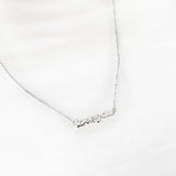 Sterling silver Love You necklace