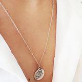 Sterling Silver evil eye necklace
