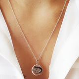 Sterling Silver evil eye necklace