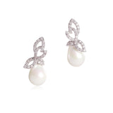 Pearl Drop Bridal Earrings