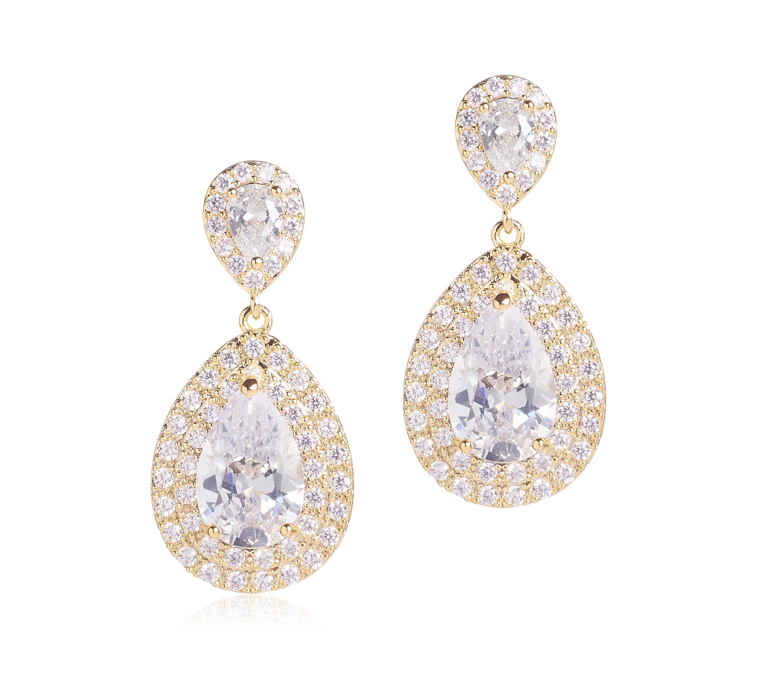 leila cubic zirconia earrings