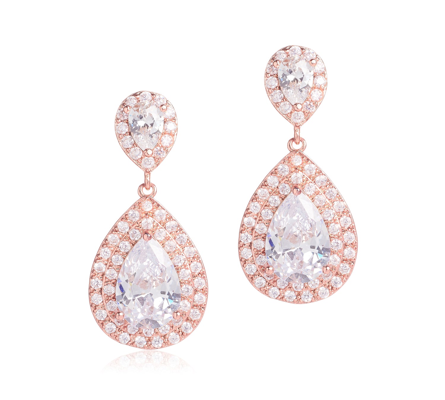 leila cubic zirconia earrings