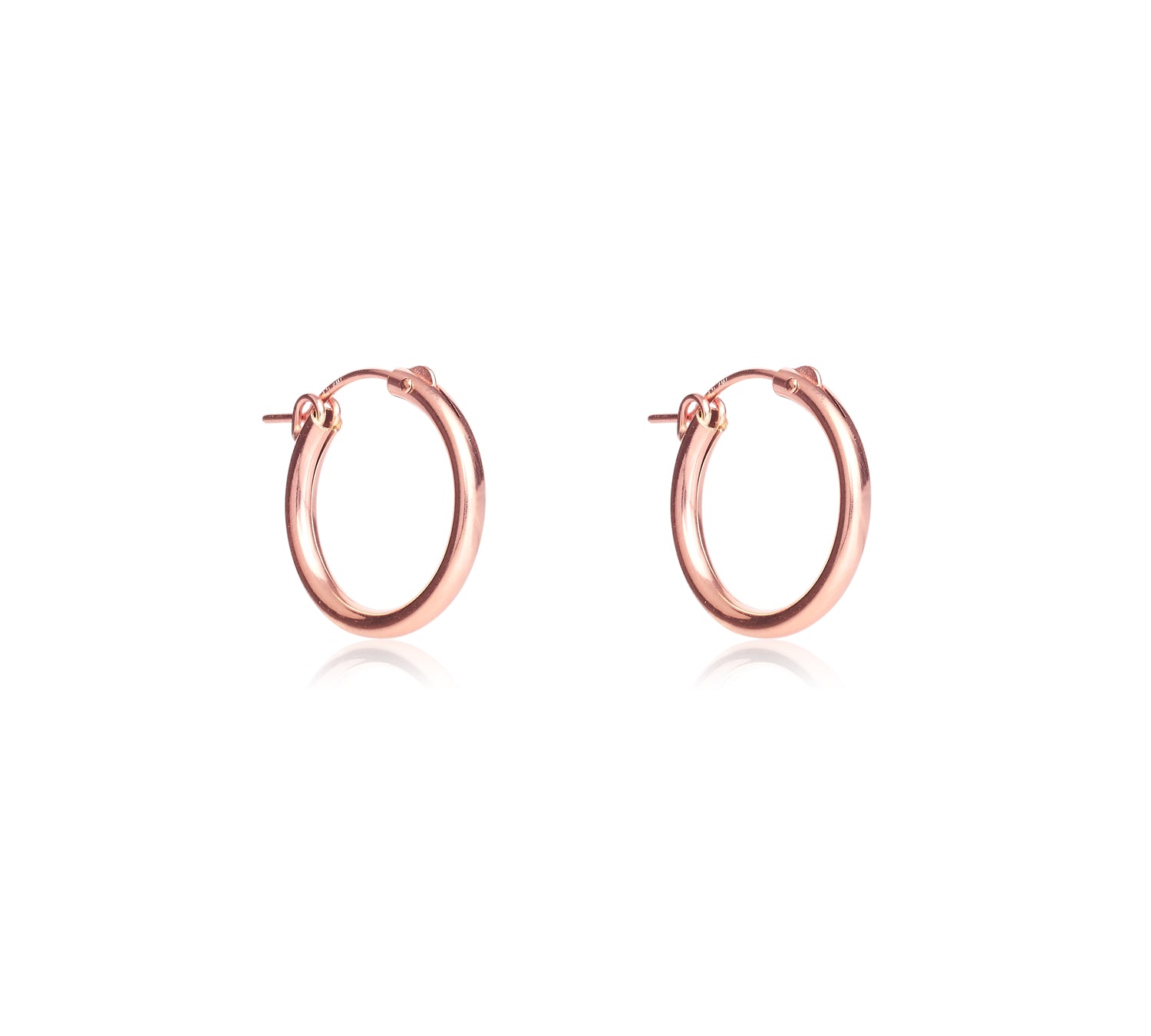 European Hoop Earrings | 14k Gold Filled