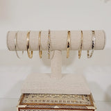 Hammered Nebu Cuff Bracelet  SS