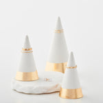 gold filled chevron stacking ring